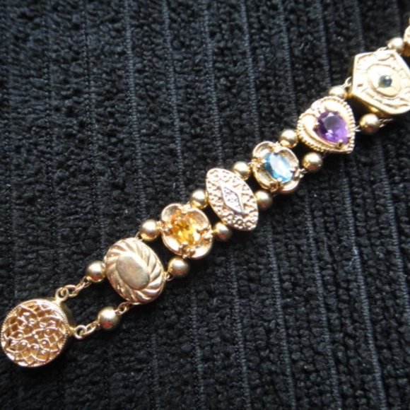 14K Slide Bracelet - Picture 4 of 13